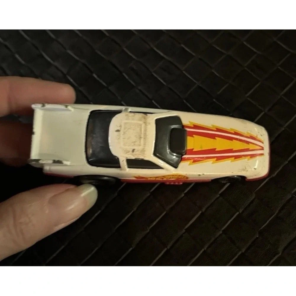 1993 McDonald's Hot Wheels Happy Meal Racing Series Dragster White Loose 1:64